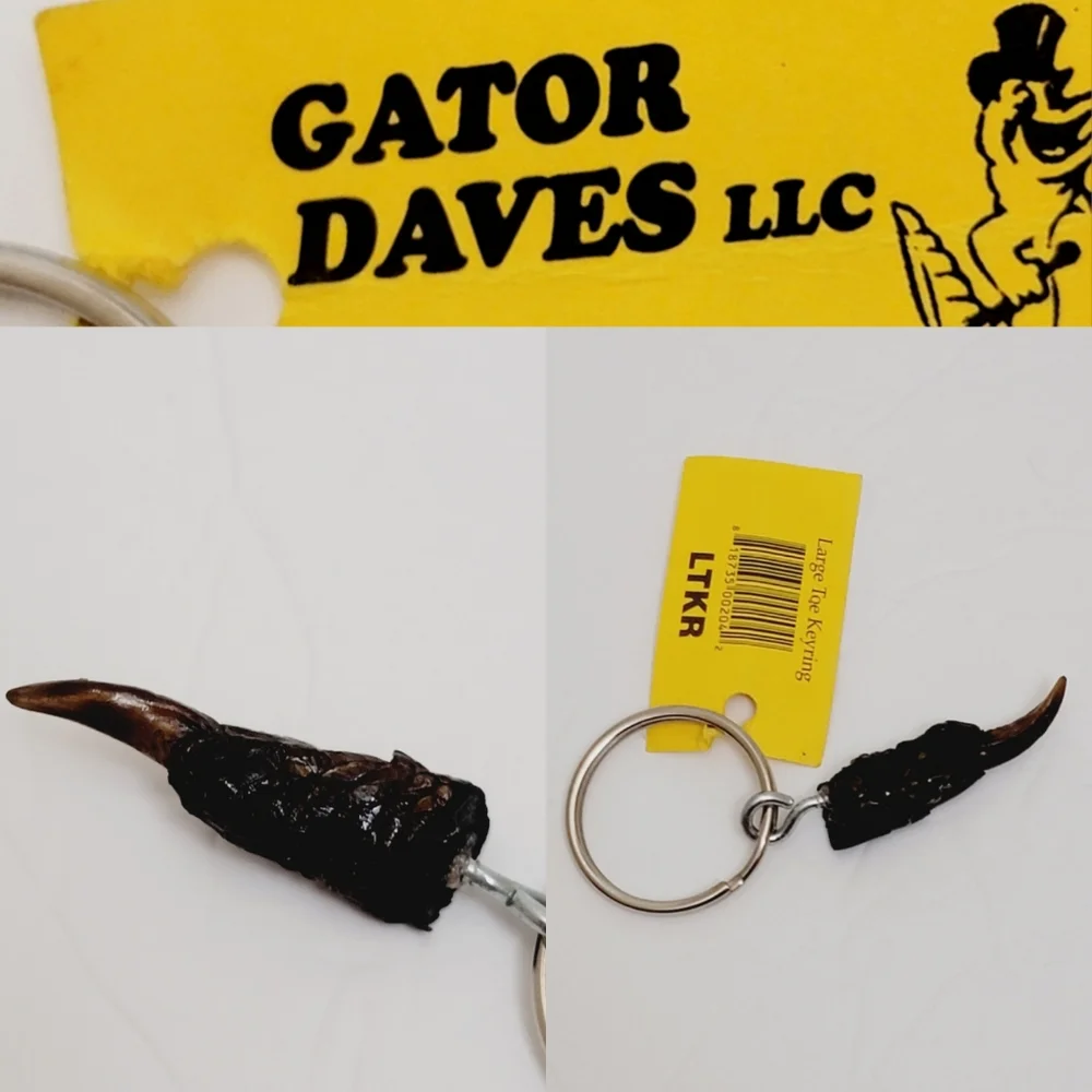 Genuine Gator Large Toe Claw Keyring/keychain